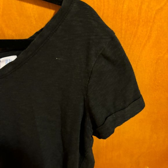 SIGRID OLSEN black t-shirt top casual Size Small - Picture 4 of 10